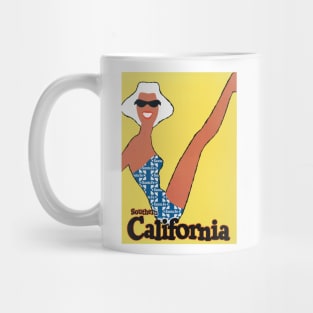 Vintage Travel Poster Southern California USA Mug